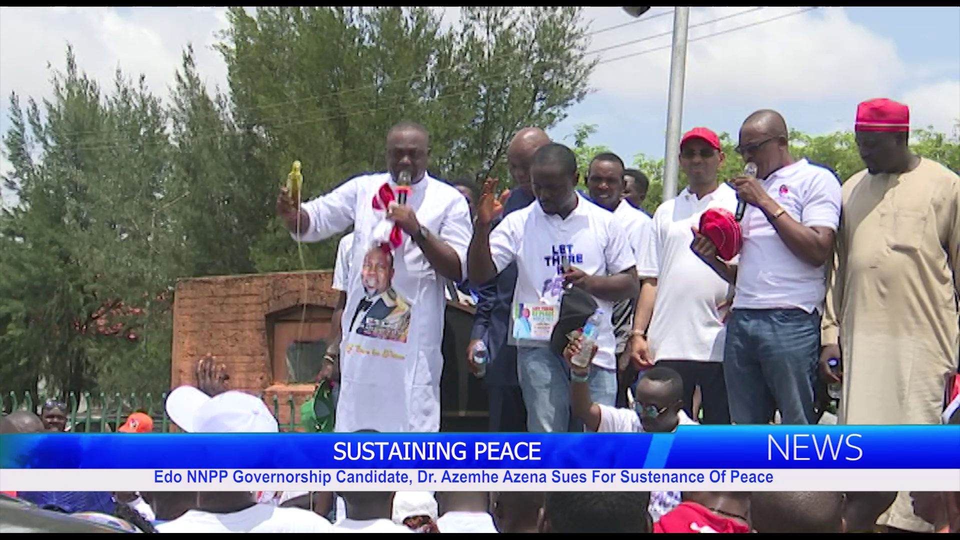 NNPP Governorship Candidate, Dr. Azemhe Azena Sues For Sustenance Of Peace
