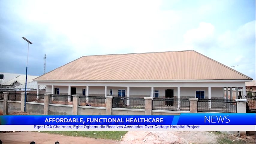 Egor LGA Chairman Receives Accolades Over Cottage Hospital Project