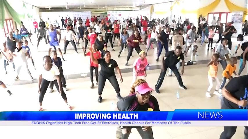 EDOHIS Organises High-Tech Free Get-fit Exercises, Health Checks For Members Of The Public