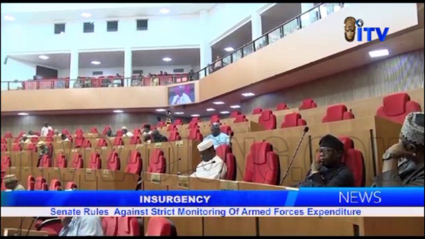 Insurgency: Senate Rules Against Strict Monitoring Of Armed Forces Expenditure