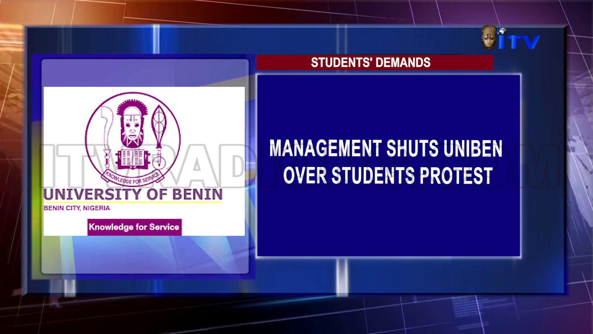 Management Shuts Uniben Over Students Protest