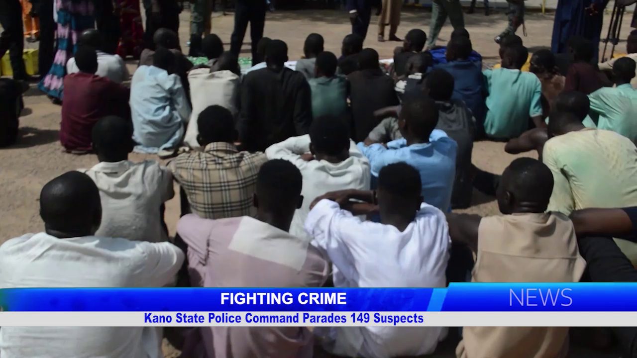 Fighting Crime: Kano State Police Command Parades 149 Suspects