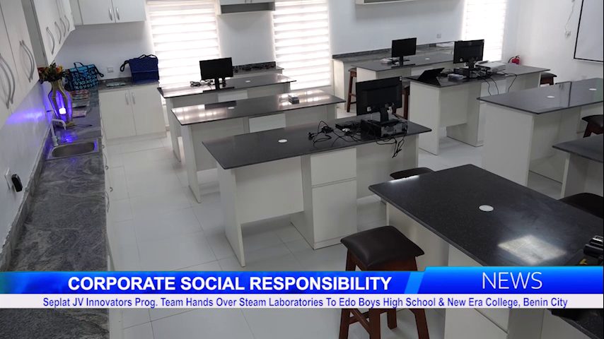 Seplat JV Innovators Prog. Team Hands Over Steam Laboratories To Edo Boys High School & New Era College, Benin City