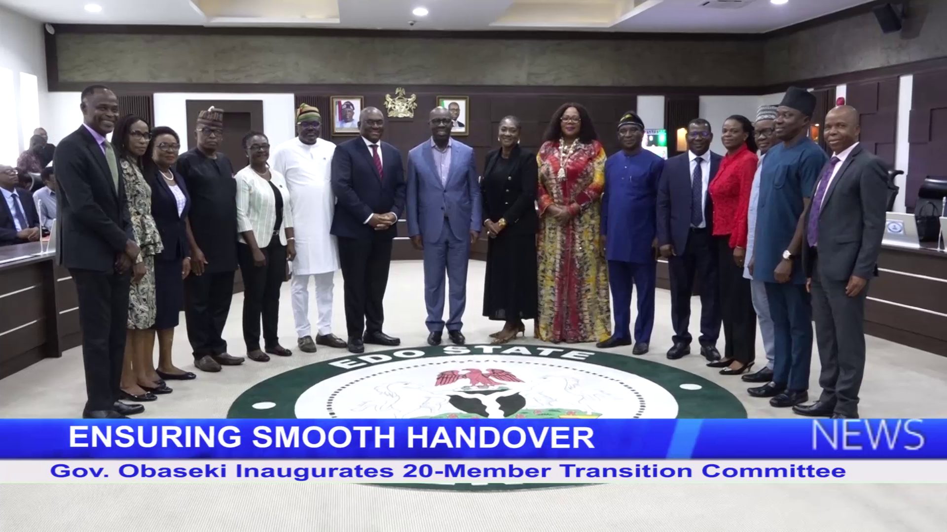 Gov. Obaseki Inaugurates 20-Member Transition Committee