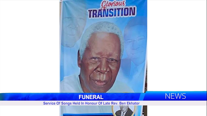 Service Of Songs Held In Honour Of Late Rev. Ben Ekhator