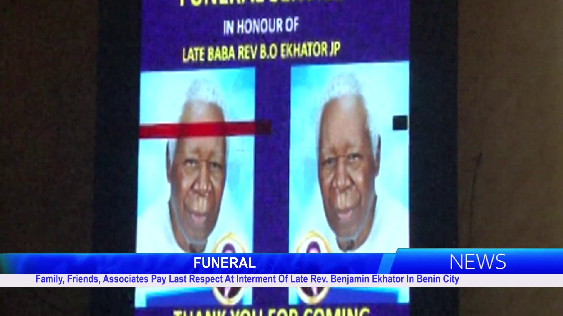 Family, Friends, Associates Pay Last Respect At Interment Of Late Rev. Benjamin Ekhator In Benin City