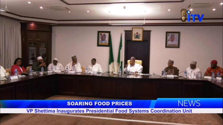 Soaring Food Prices: VP Shettima Inaugurates Presidential Food Systems Coordination Unit