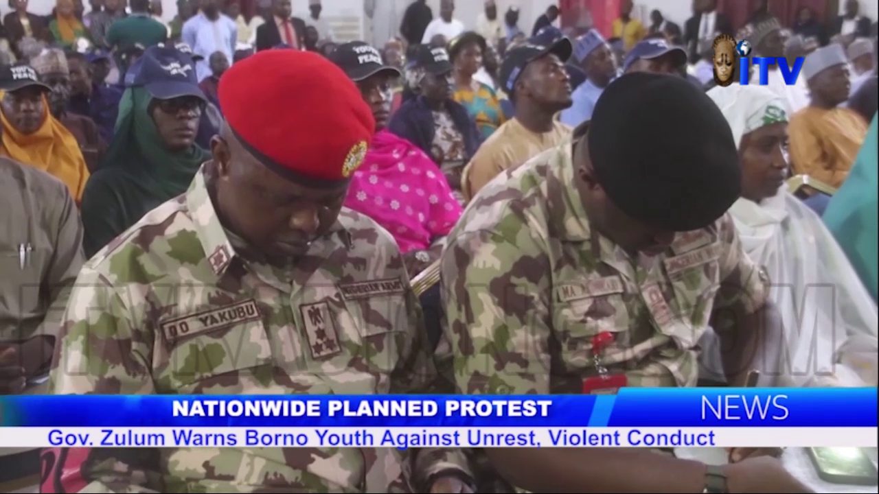 Nationwide Planned Protest: Gov. Zulum Warns Borno Youths Against Unrest, Violent Conduct
