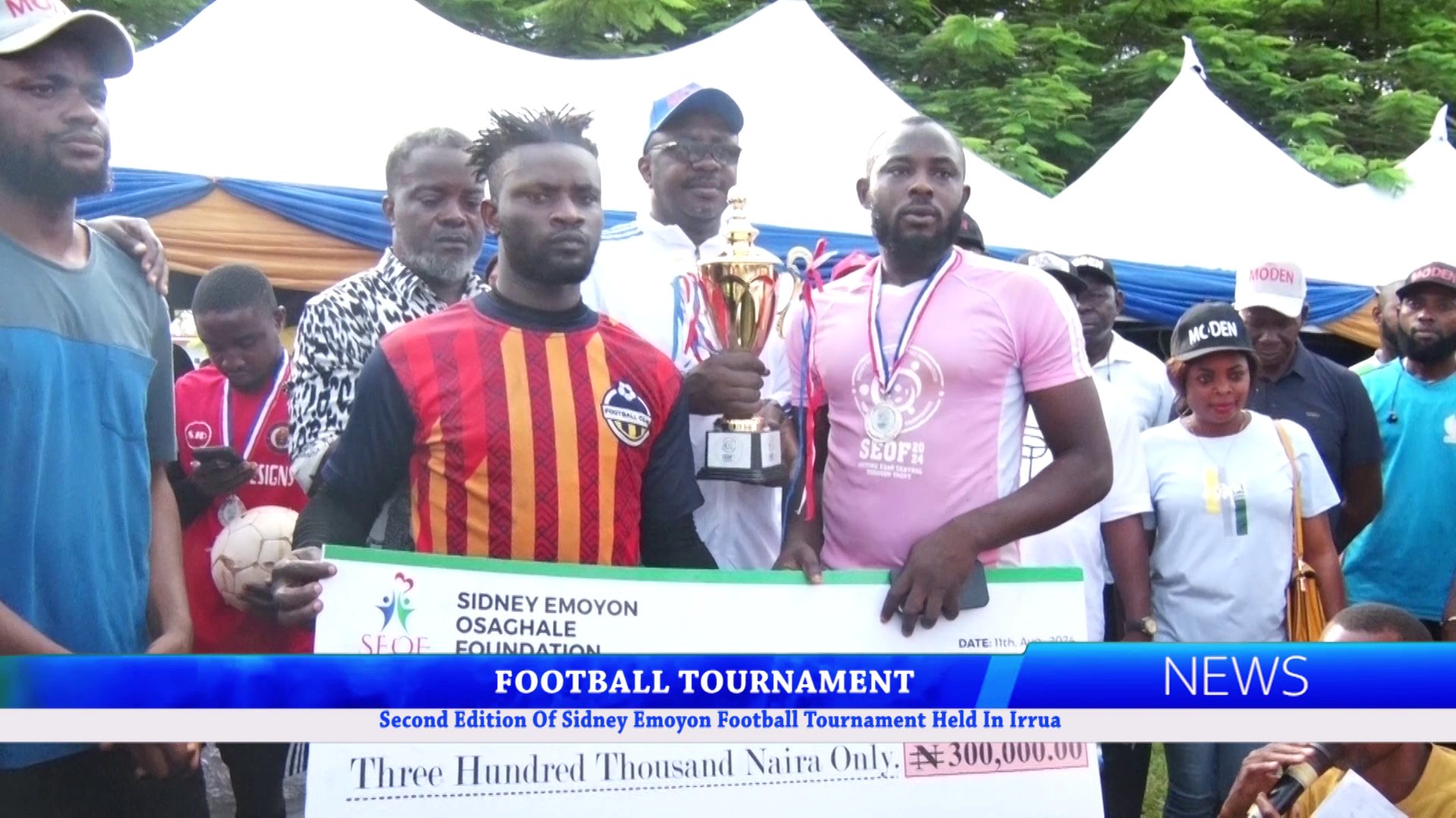 Second Edition Of Sidney Emoyon Football Tournament Held In Irrua