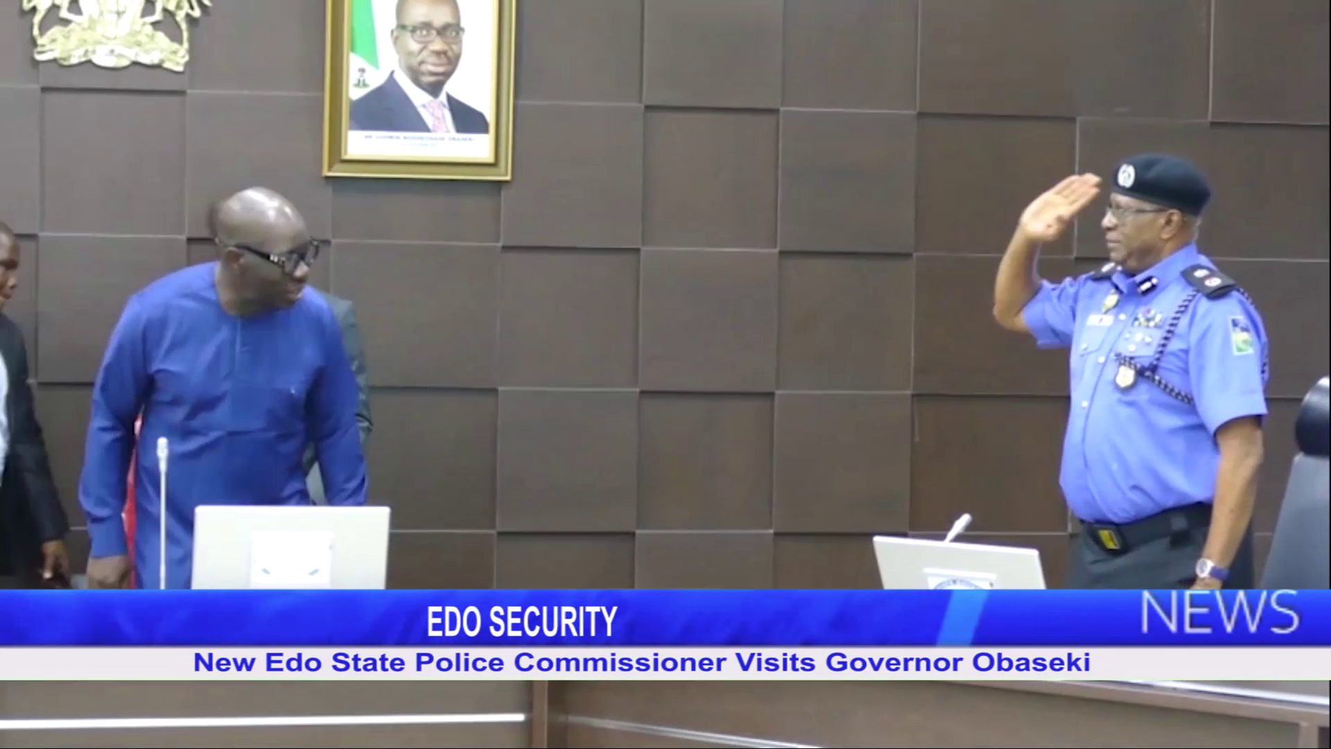 New Edo State Police Commissioner Visits Governor Obaseki