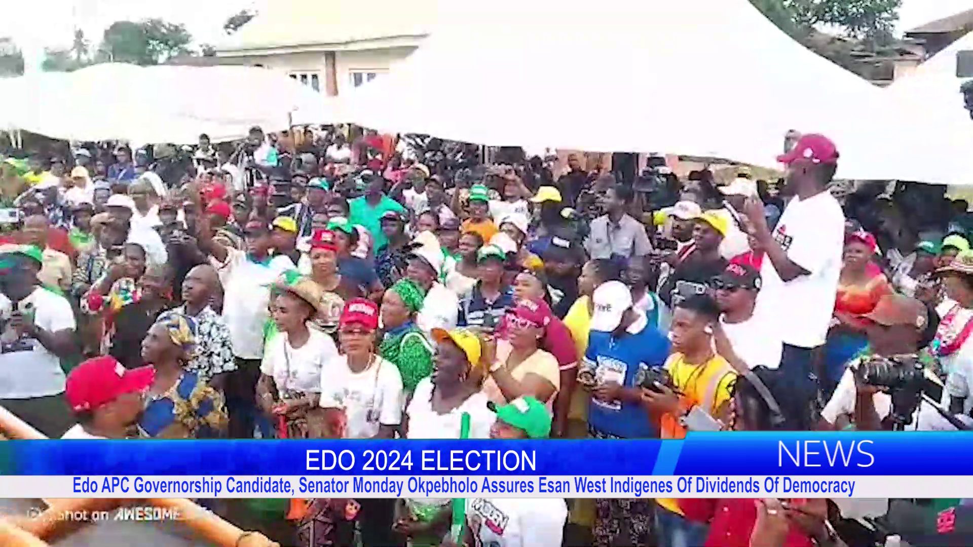 Edo APC Governorship Candidate, Senator Monday Okpebholo Assures Esan West Indigenes Of Dividends Of Democracy