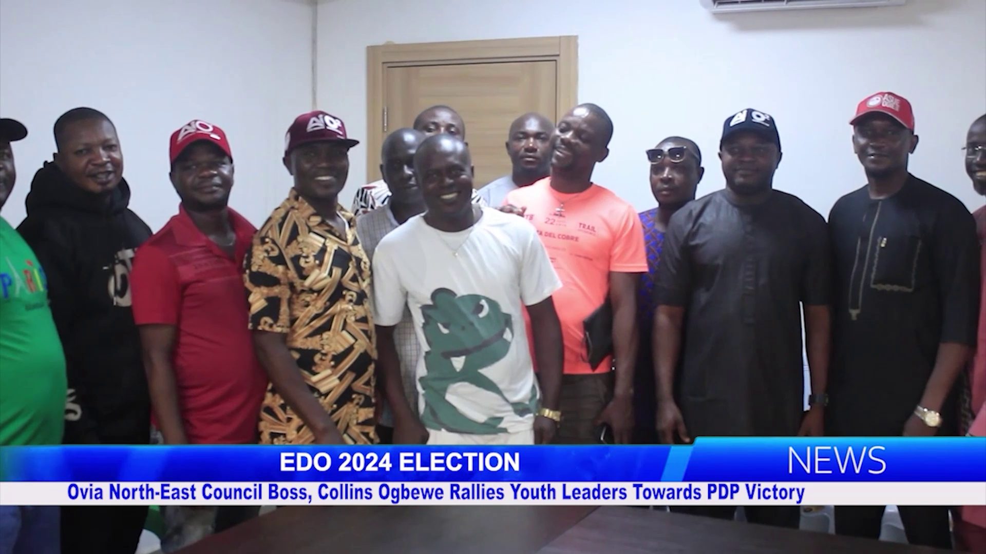 Ovia North-East Council Boss, Collins Ogbewe Rallies Youth Leaders Towards PDP Victory