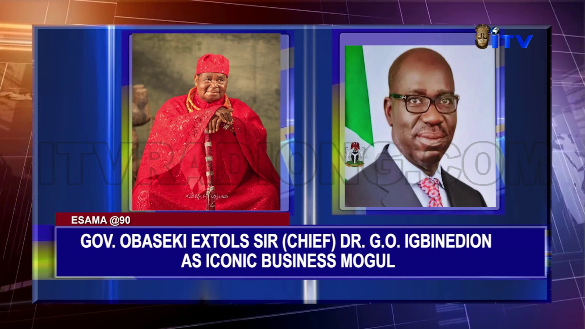 Gov. Obaseki Extols Sir (Chief) Dr. G.O. Igbinedion As Iconic Business Mogul
