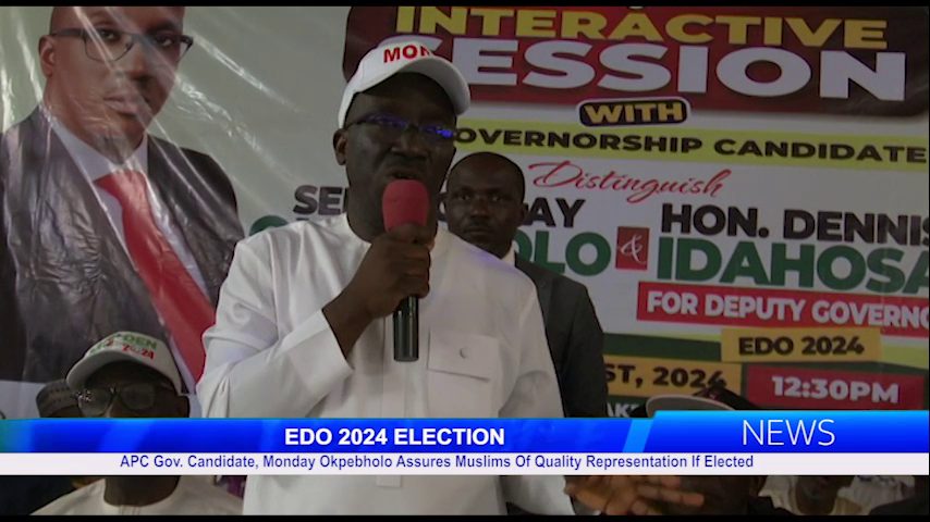 APC Gov. Candidate, Monday Okpebholo Assures Muslims Of Quality Representation If Elected