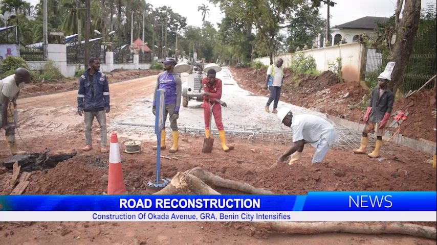Road Reconstruction: Construction Of Okada Avenue, GRA, Benin City Intensifies