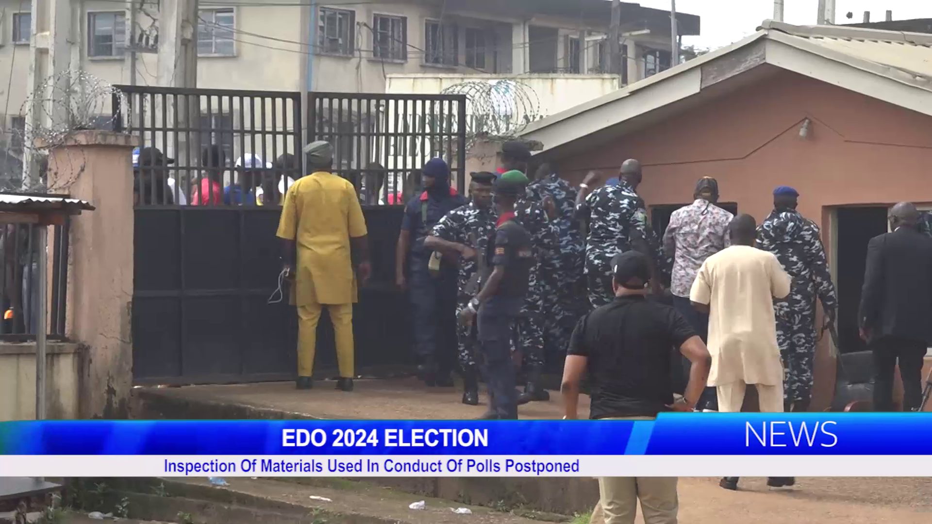 EDO 2024 ELECTION: Inspection Of Materials Used In Conduct Of Polls Postponed