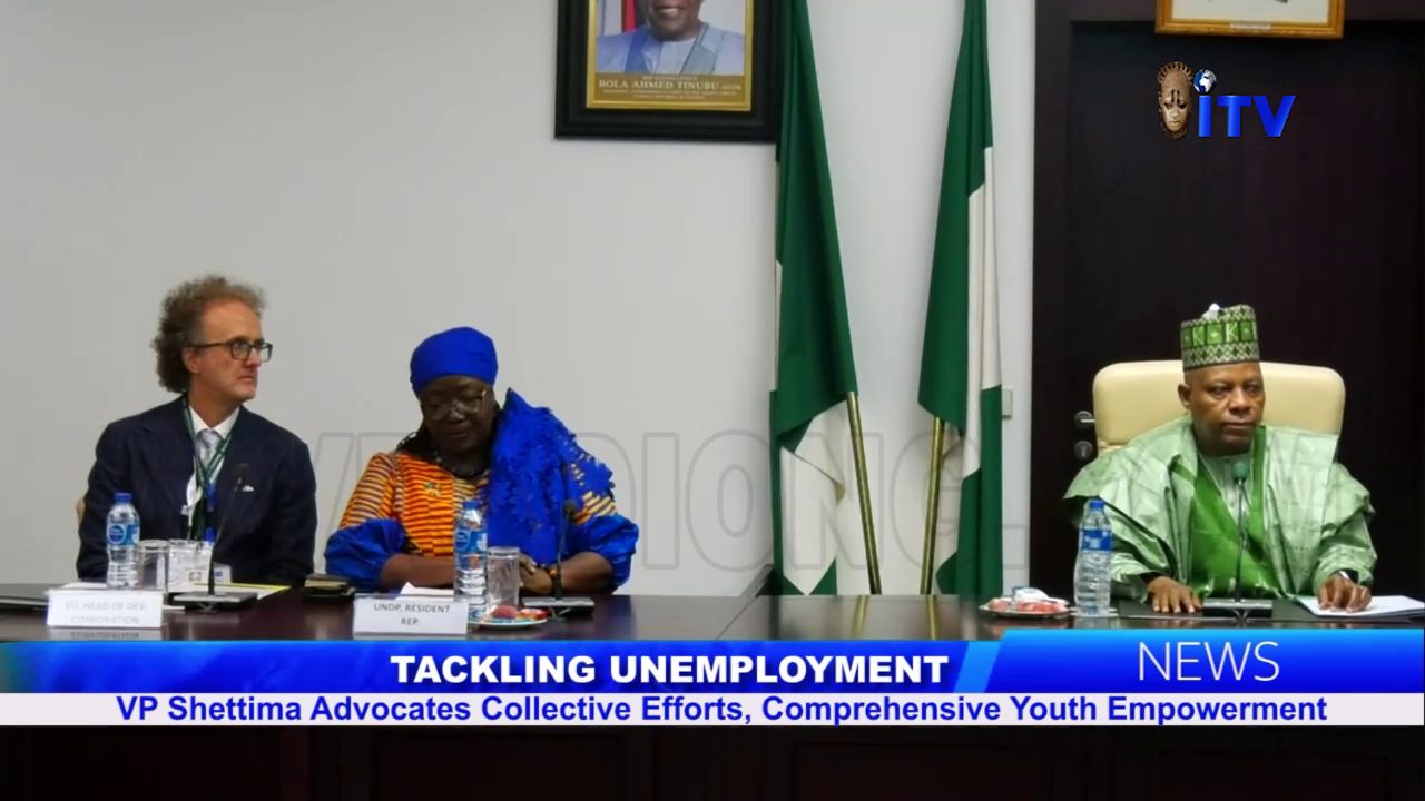 Tackling Unemployment: VP Shettima Advocates Collective Efforts, Comprehensive Youth Empowerment