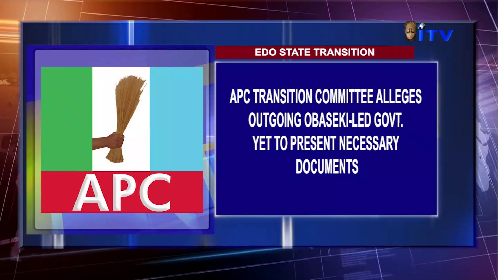 APC Transition Committee Alleges Outgoing Obaseki-Led Govt. Yet To Present Necessary Documents
