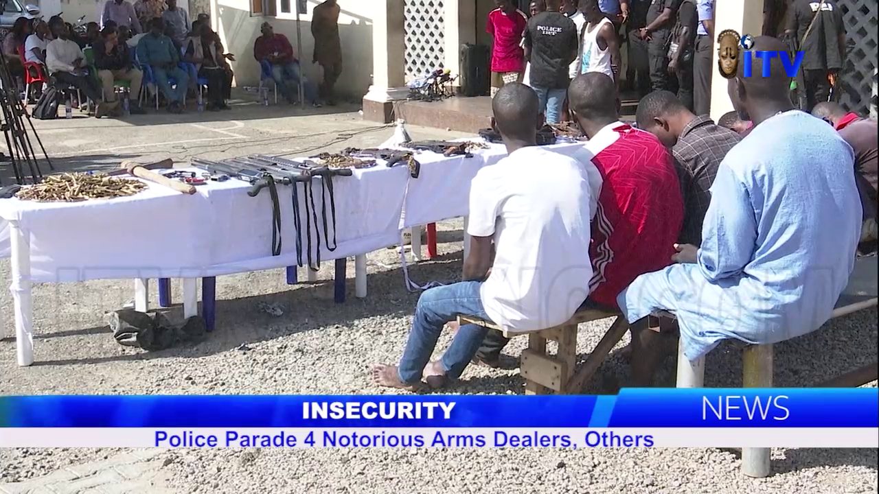Insecurity: Police Parades 4 Notorious Arms Dealers, Others