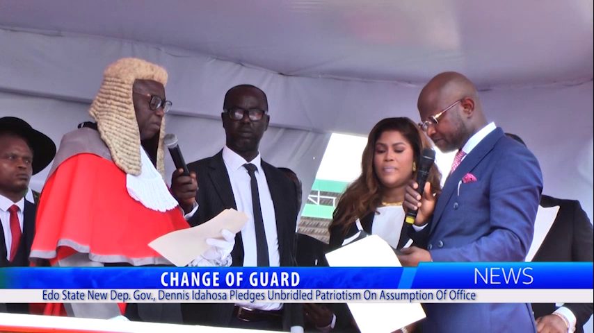 Edo State New Dep. Gov., Dennis Idahosa Pledges Unbridled Patriotism On Assumption Of Office
