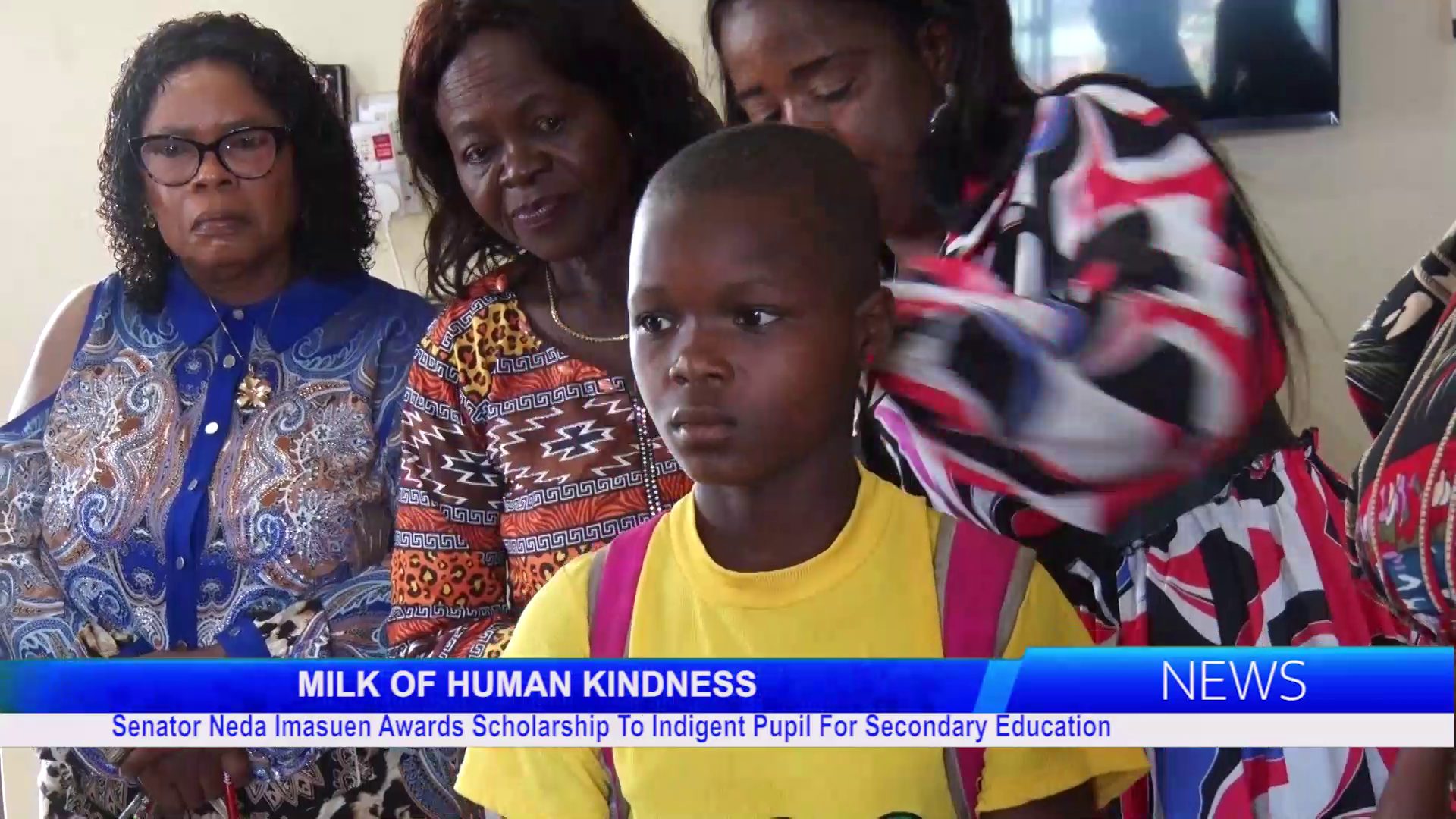Senator Neda Imasuen Awards Scholarship To Indigent Pupil For Secondary Education