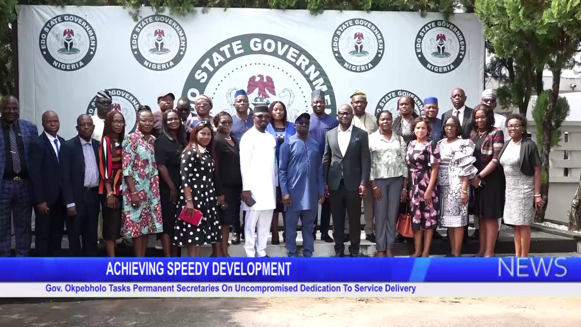 Gov. Okpebholo Tasks Permanent Secretaries On Uncompromised Dedication To Service Delivery
