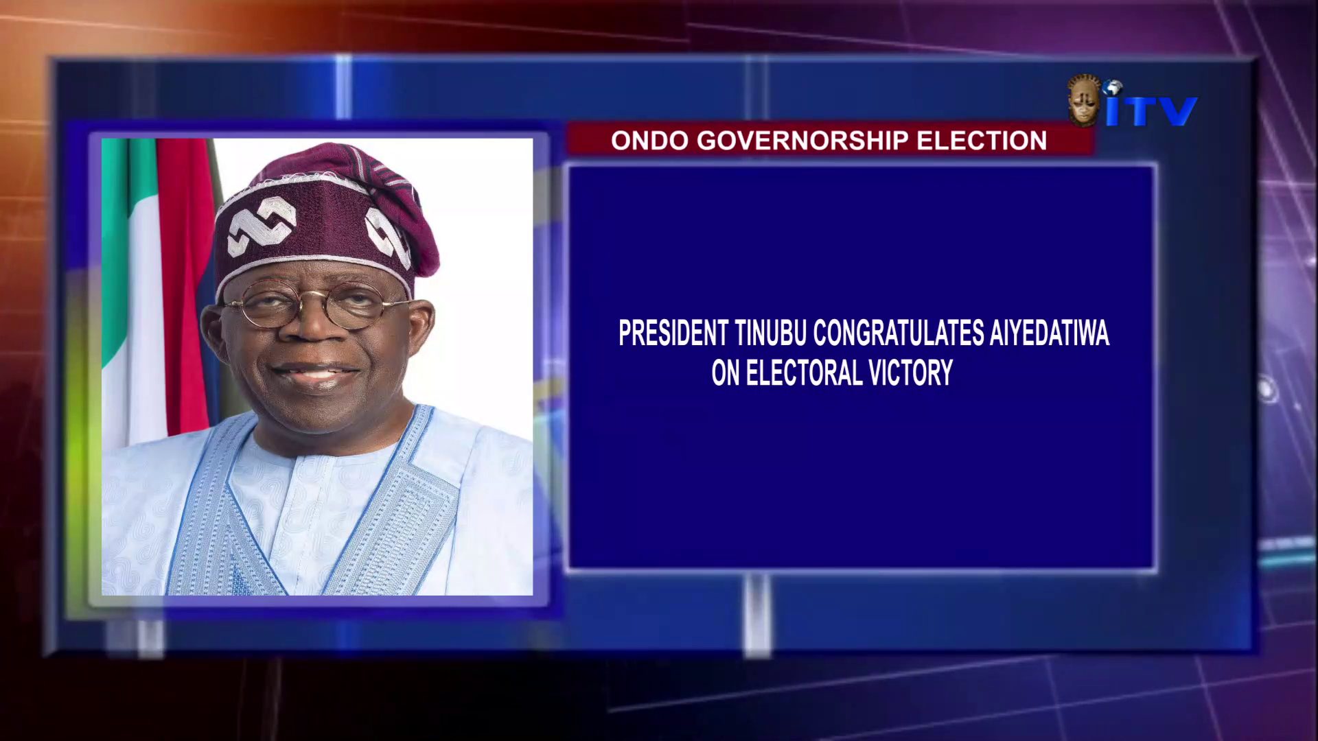 President Tinubu Congratulates Aiyedatiwa On Electoral Victory
