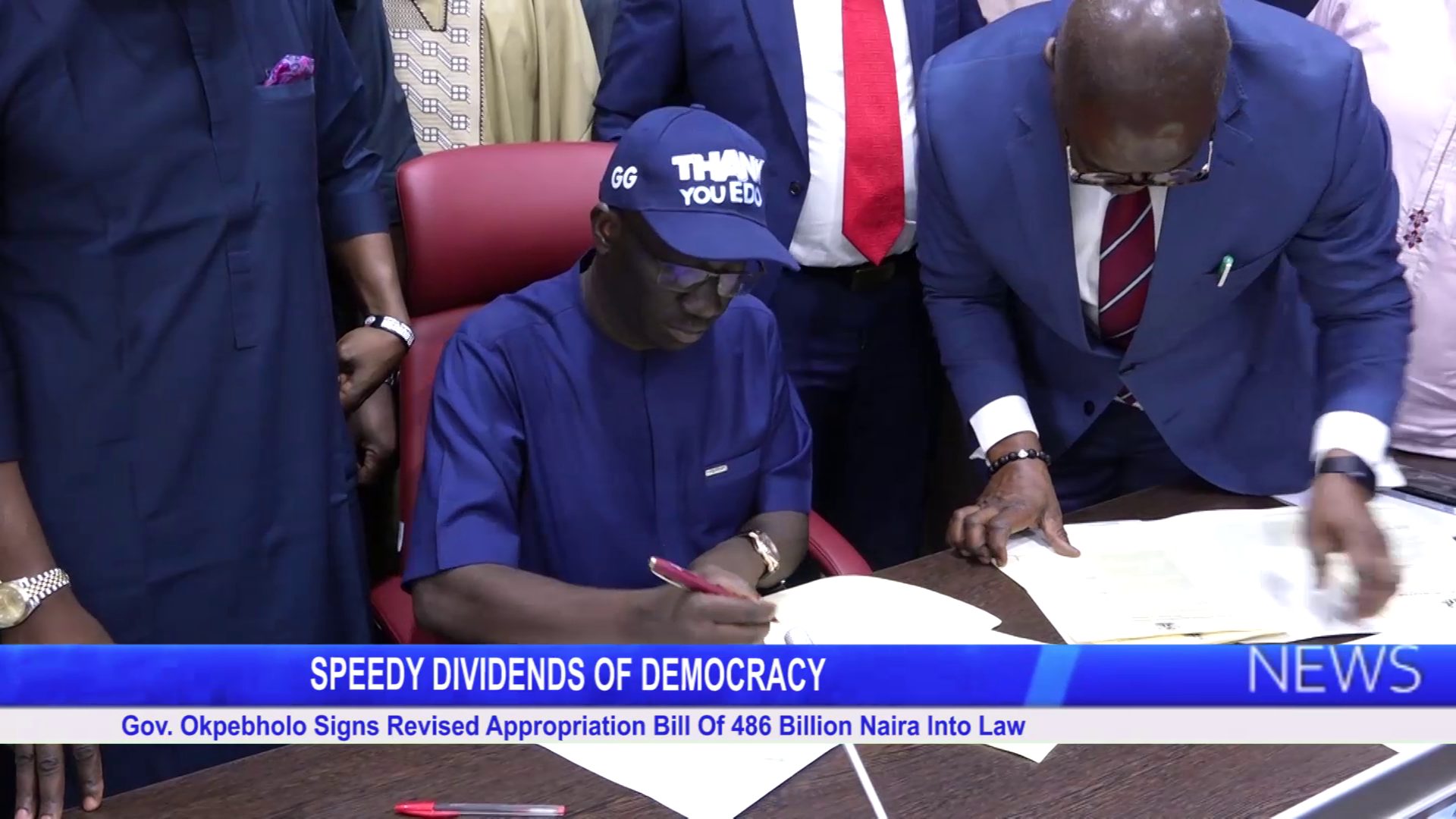 Gov. Okpebholo Signs Revised Appropriation Bill Of 486 Billion Naira Into Law