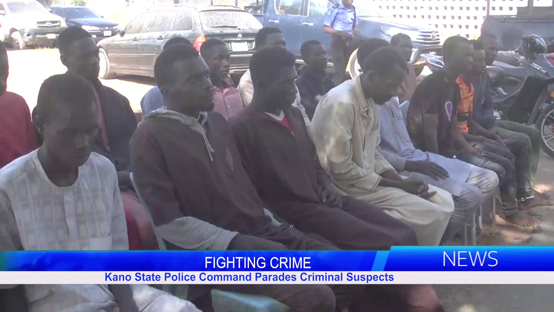 FIGHTING CRIME: Kano State Police Command Parades Criminal Suspects