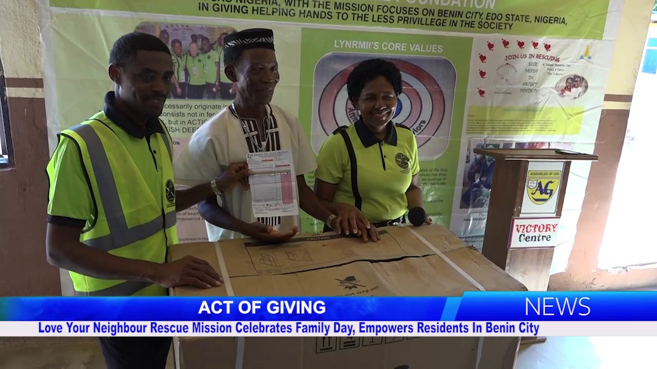 Love Your Neighbour Rescue Mission Celebrates Family Day, Empowers Residents In Benin City