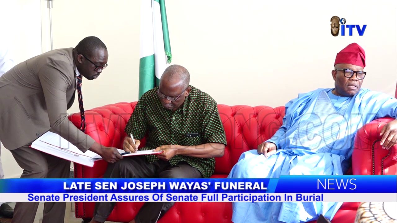 Late Sen. Joseph Wayas Funeral: Senate President Assures Of Senate Full Participation In Burial