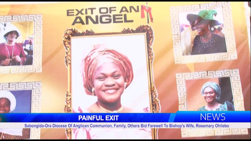 Sabongida-Ora Diocese Of Anglican Communion, Family, Others Bid Farewell To Bishop’s Wife, Rosemary Ohilebo
