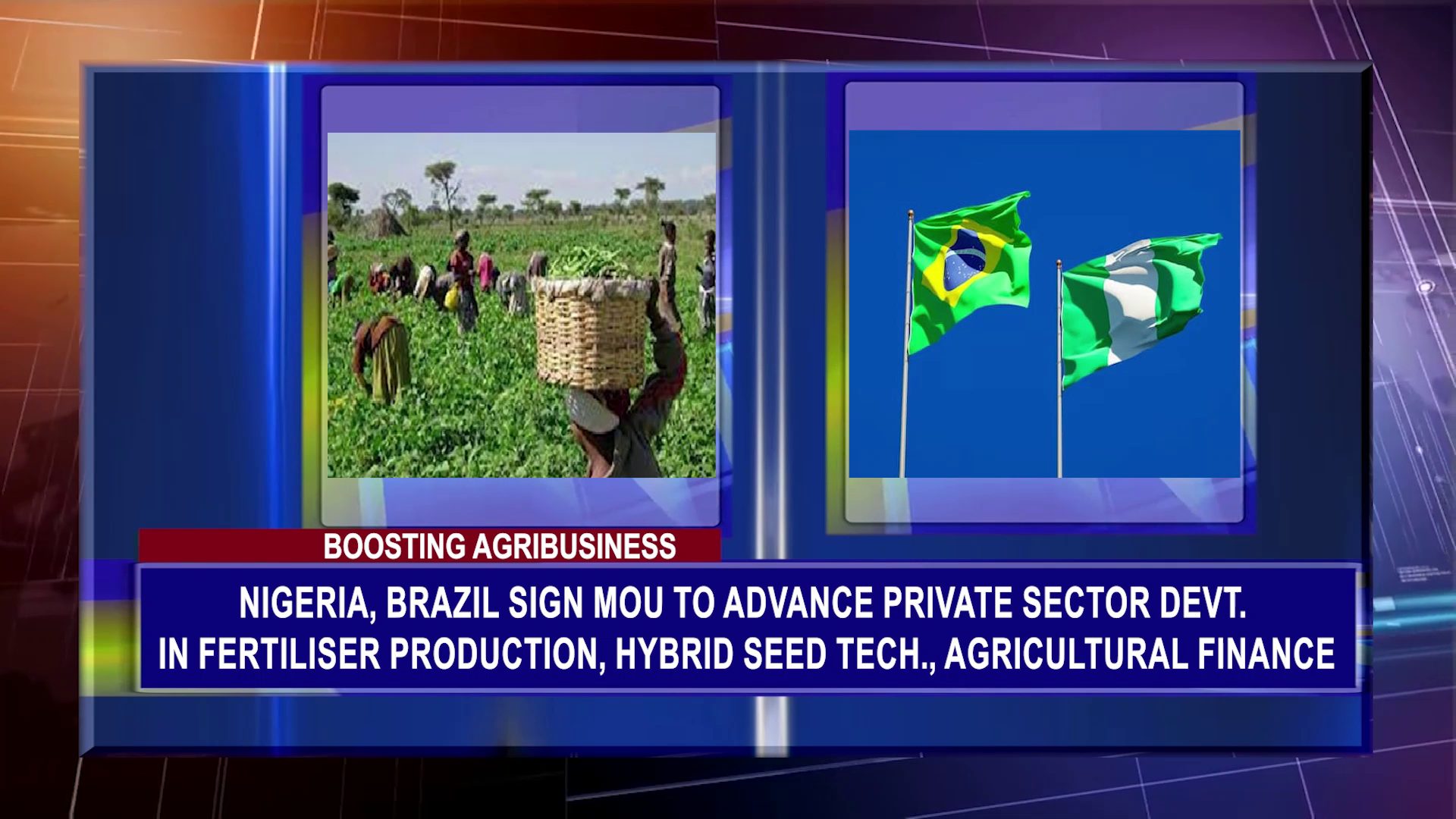 Nigeria, Brazil Sign MOU To Advance Private Sector Devt. In Fertiliser