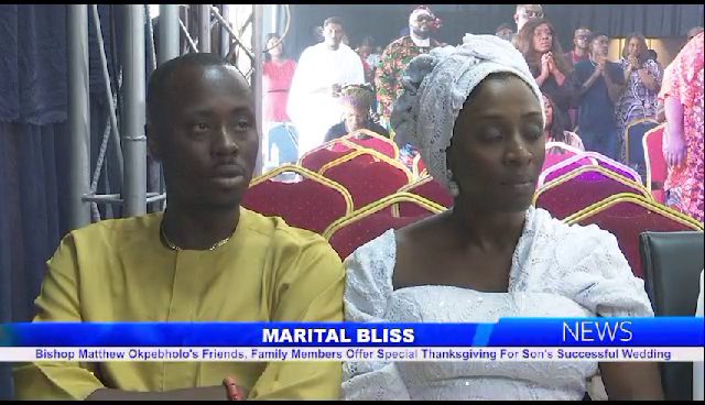 Bishop Matthew Okpebholo’s Friends, Family Members Offer Special Thanksgiving For Son’s Successful Wedding