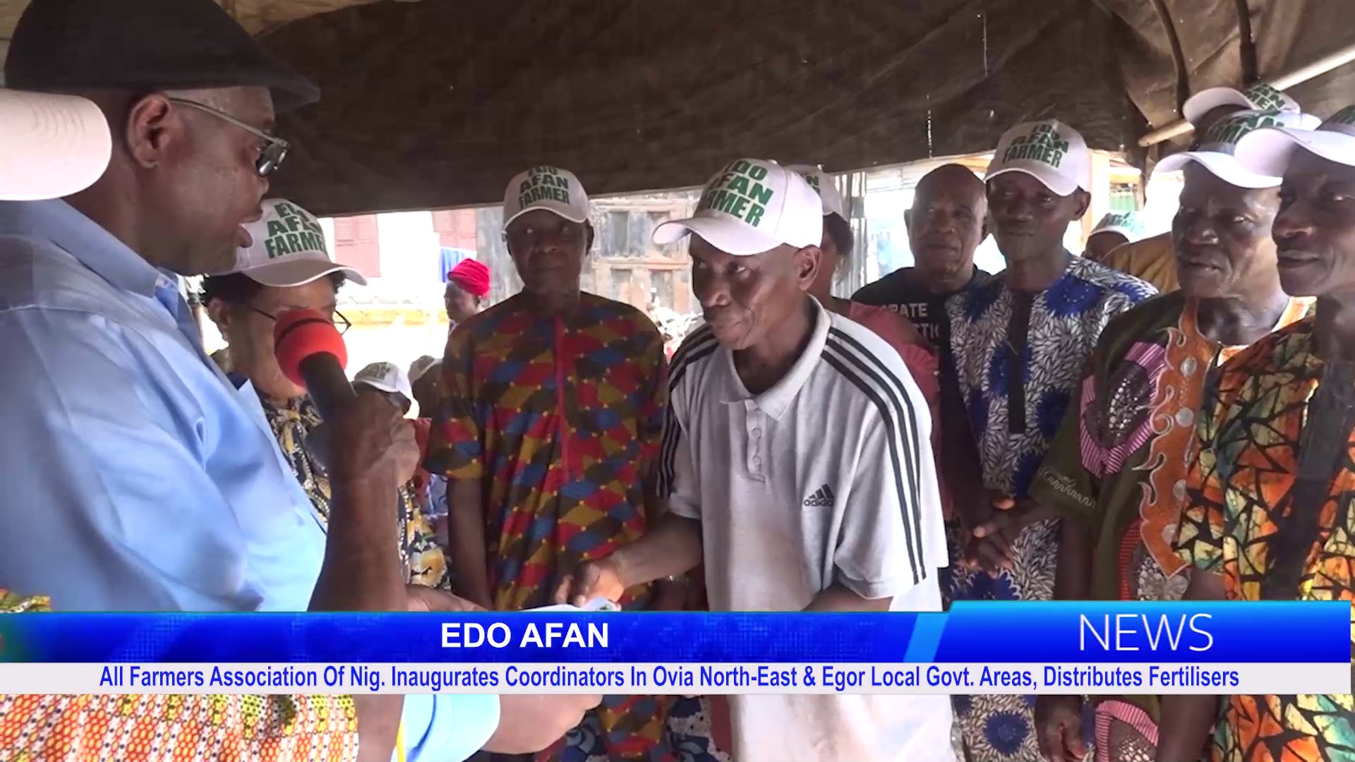 All Farmers Association Of Nig. Inaugurates Coordinators In Ovia North-East & Egor Local Govt. Areas, Distributes Fertilisers