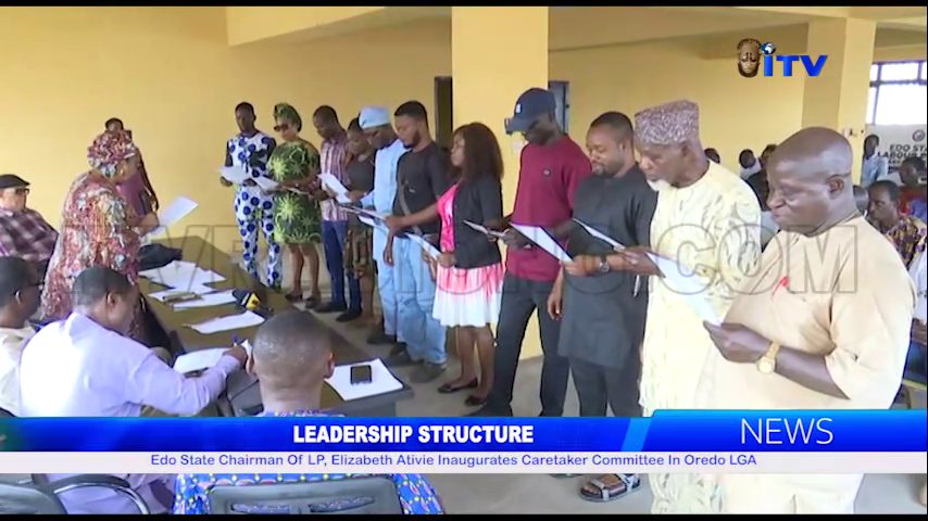Edo State Chairman Of LP, Elizabeth Ativie Inaugurates Caretaker Committee In Oredo LGA