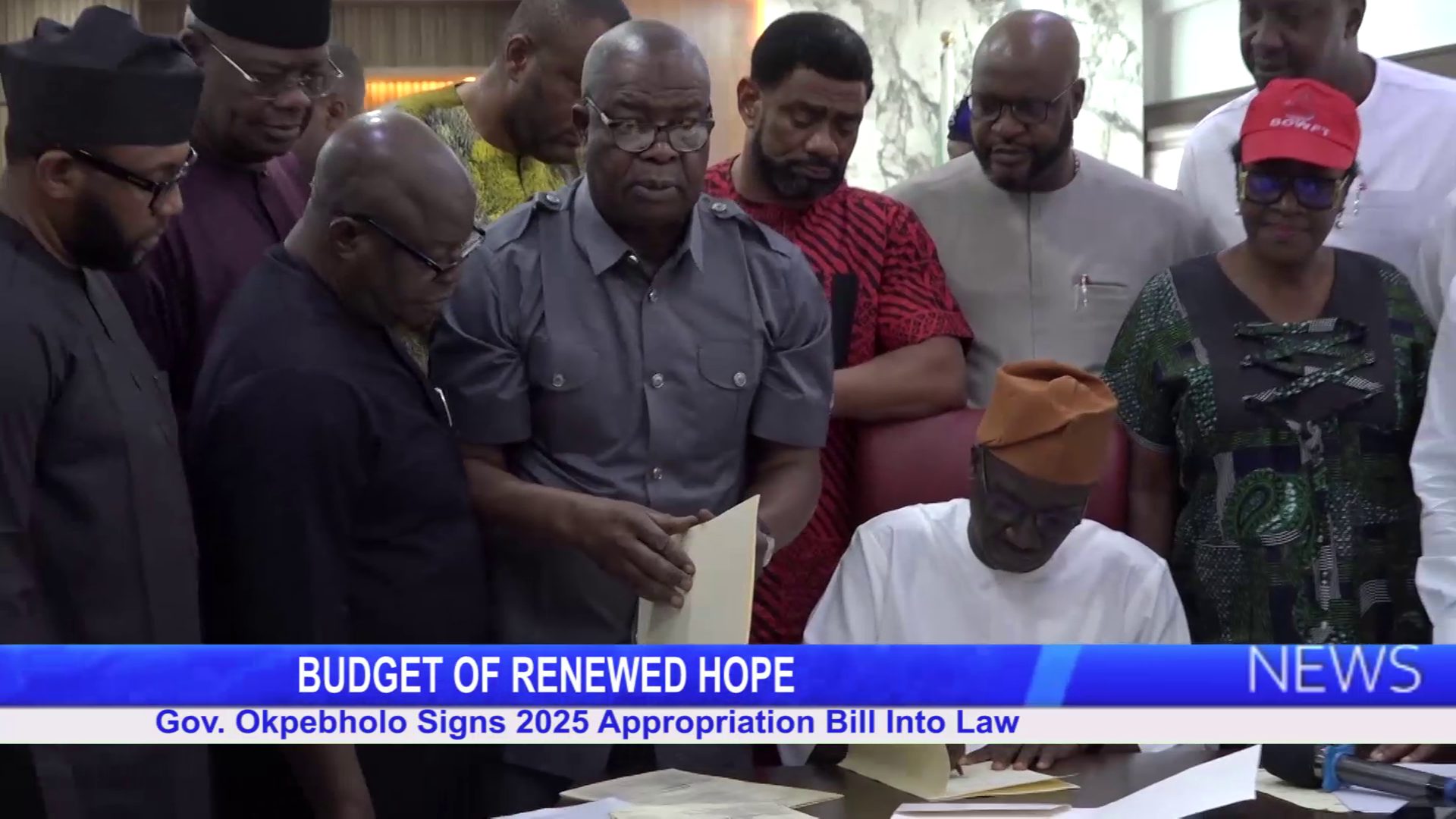 BUDGET OF RENEWED HOPE: Gov. Okpebholo Signs 2025 Appropriation Bill Into Law