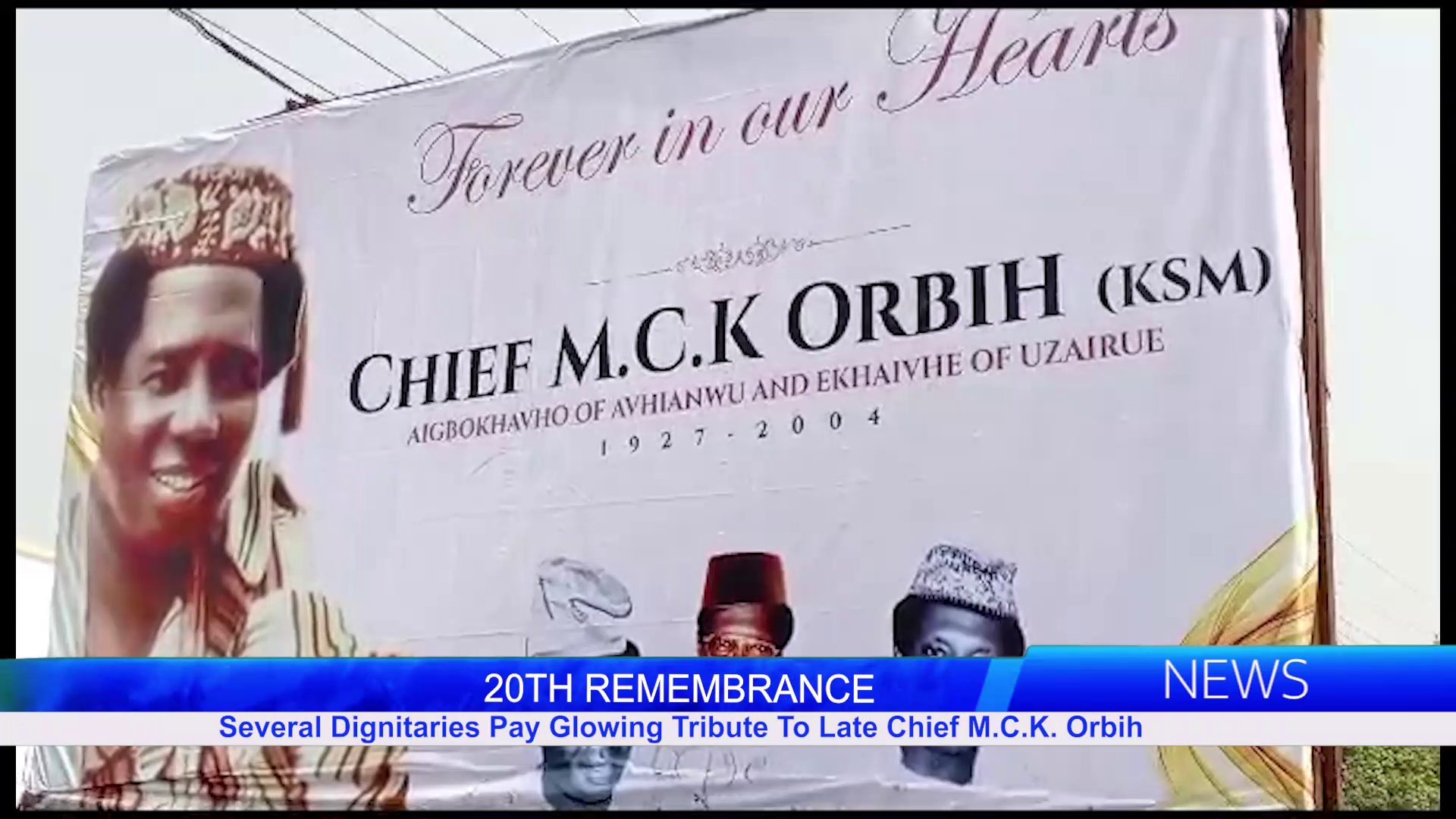 20TH REMEMBRANCE: Several Dignitaries Pay Glowing Tribute To Late Chief M.C.K. Orbih