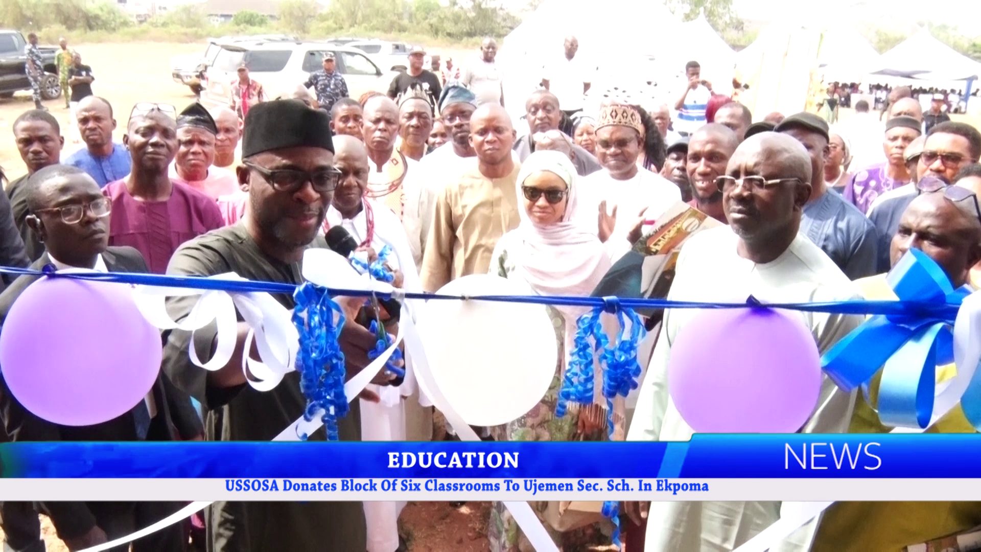 EDUCATION: USSOSA Donates Block Of Six Classrooms To Ujemen Sec. Sch. In Ekpoma