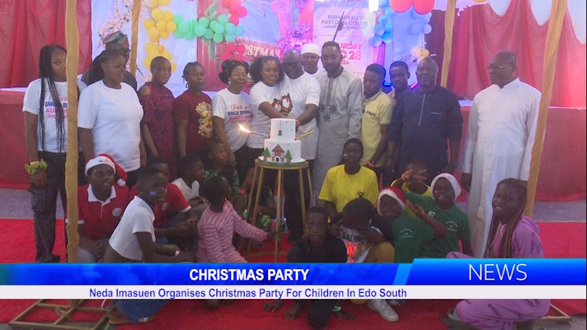 CHRISTMAS PARTY: Neda Imasuen Organises Christmas Party For Children In Edo South