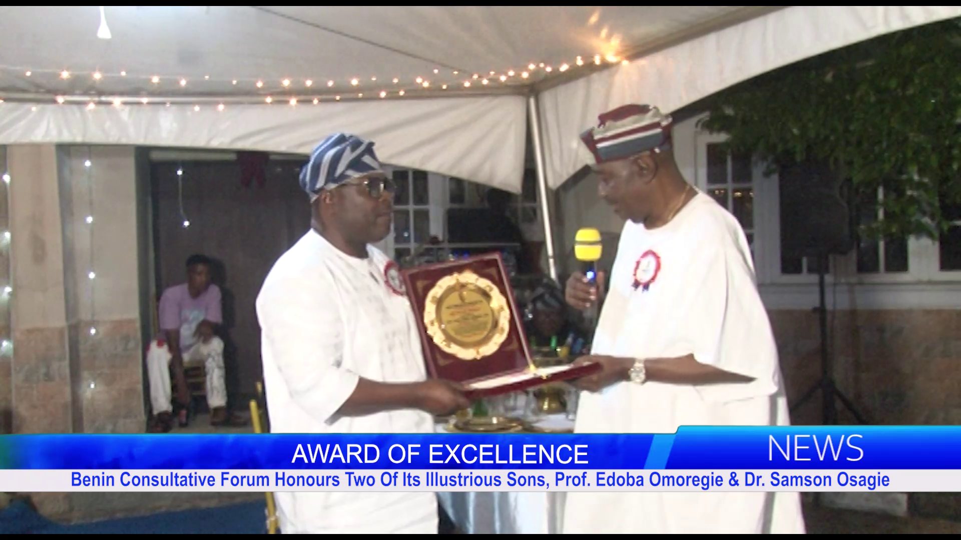 Benin Consultative Forum Honours Two Of Its Illustrious Sons, Prof. Edoba Omoregie & Dr. Samson Osagie