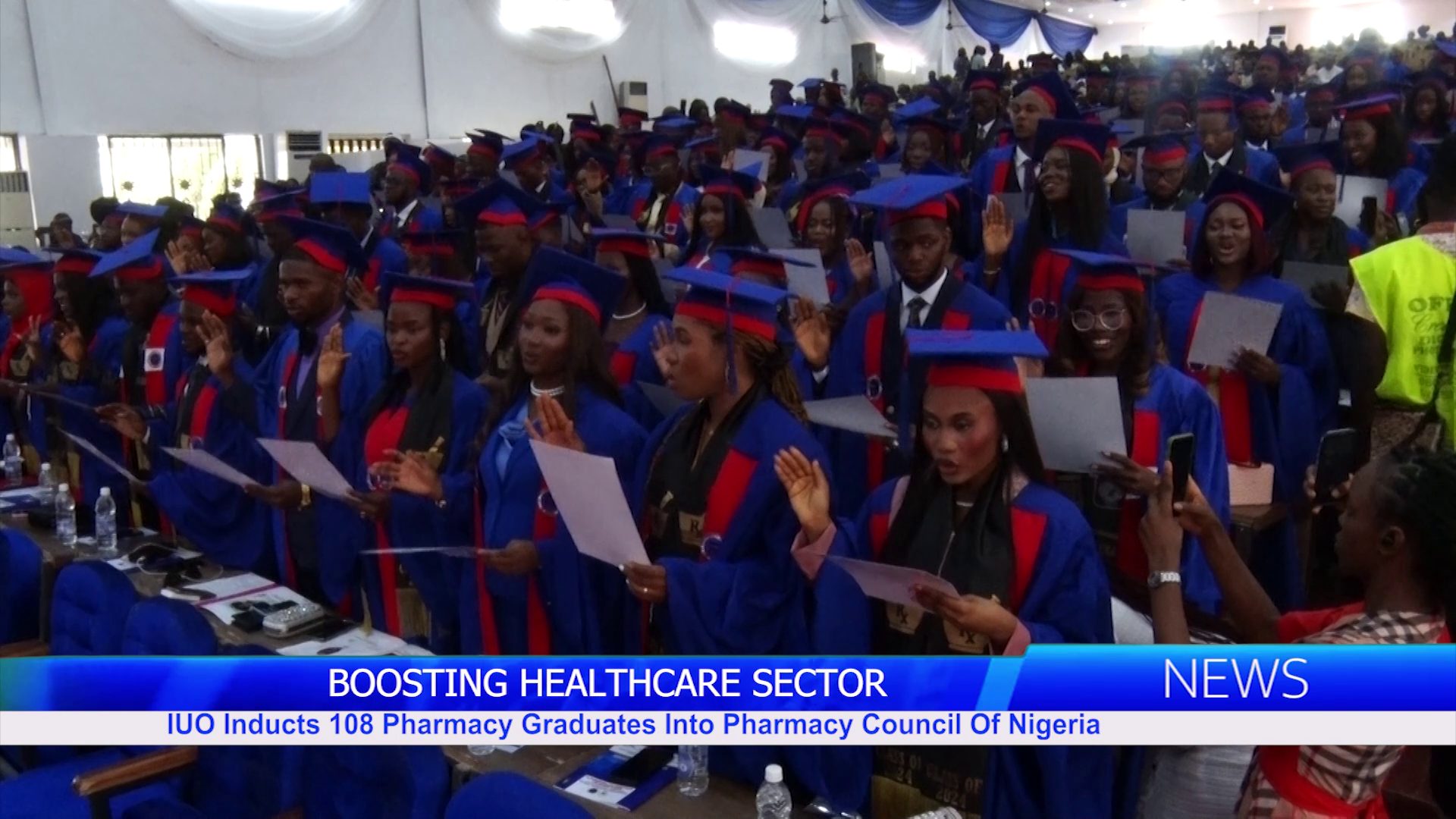 BOOSTING HEALTHCARE SECTOR: IUO Inducts 108 Pharmacy Graduates Into Pharmacy Council Of Nigeria