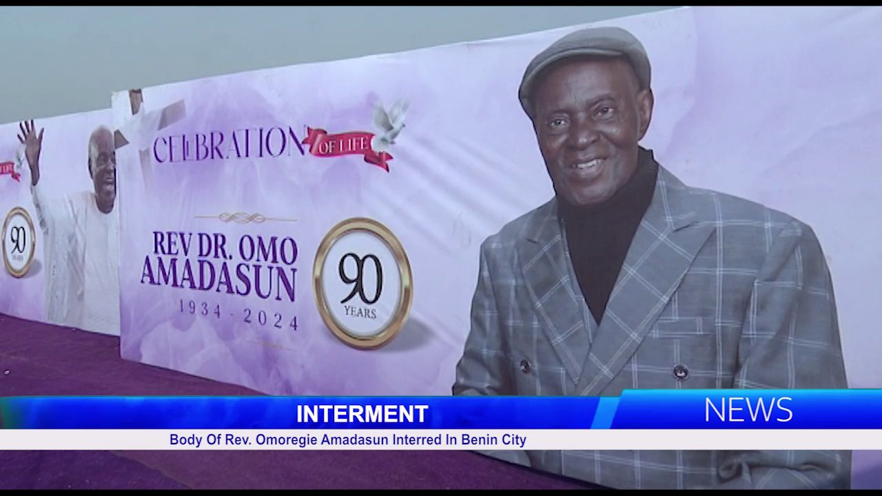 Body Of Rev. Omoregie Amadasun Interred In Benin City