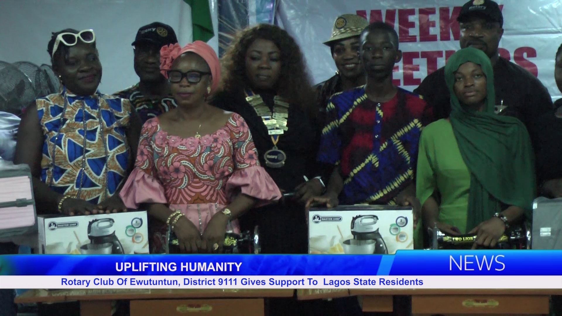 Rotary Club Of Ewutuntun, District 9111 Gives Support To Lagos State Residents