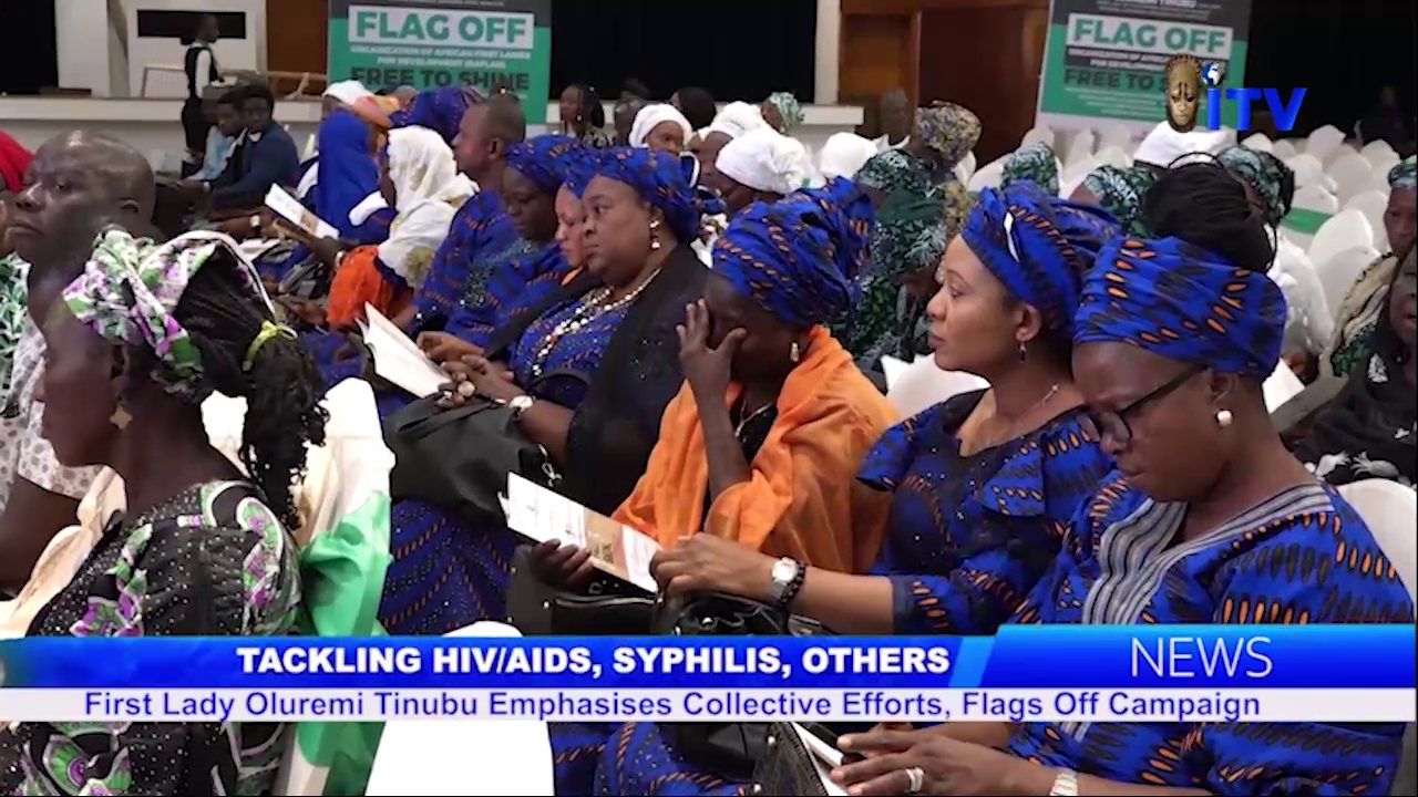 Tackling HIV/AIDS, Syphilis: Oluremi Tinubu Emphasises Collective Efforts, Flags Off Campaign
