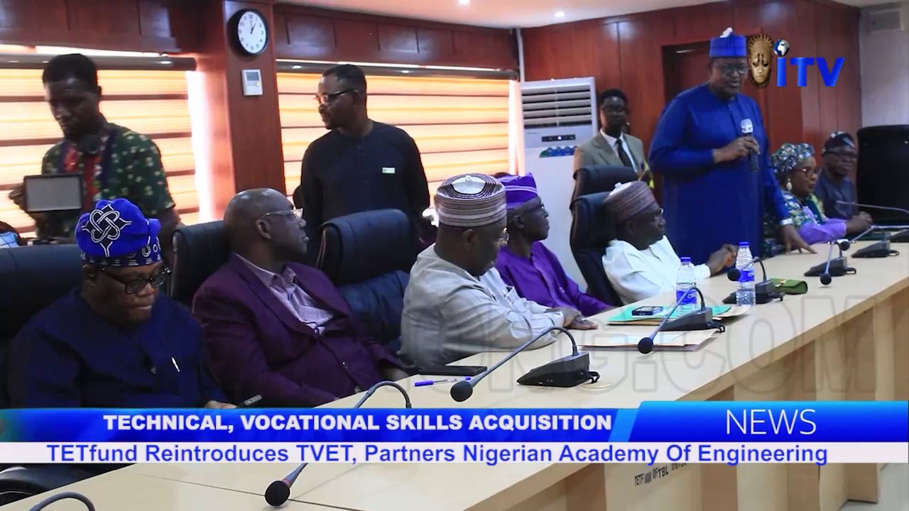 Vocational Skills Acquisition: TETFUND Reintroduce TVET, Partners Nigeria Academy Of Engineering