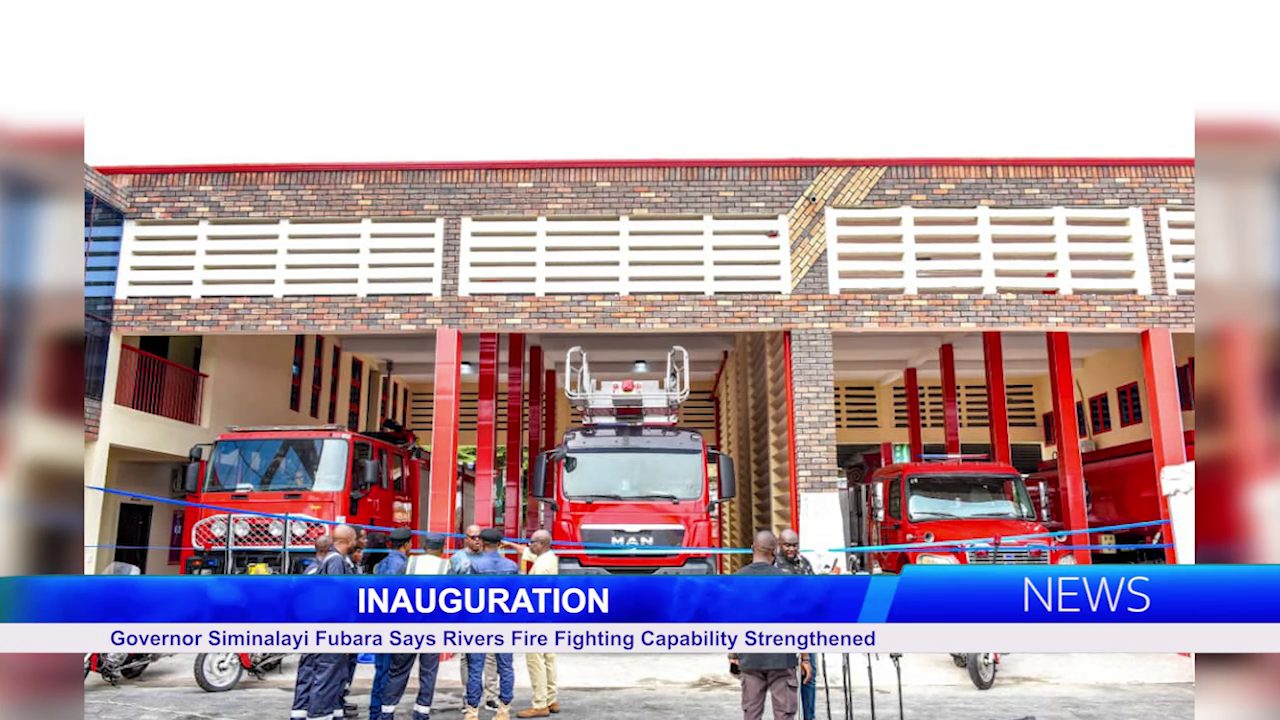 Governor Siminalayi Fubara Says Rivers Fire Fighting Capability Strengthened