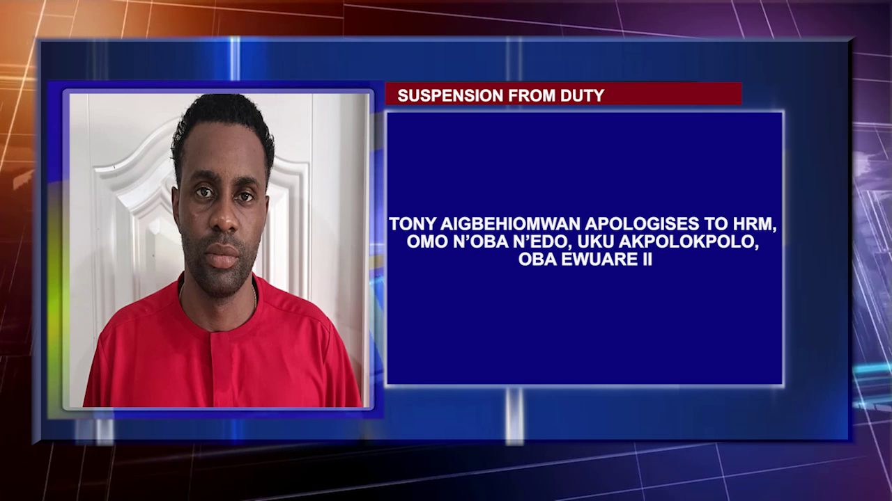 Tony Aigbehiomwan Apologises To HRM, Omo N’Oba N’Edo, Uku Akpolokpolo, Oba Ewuare II