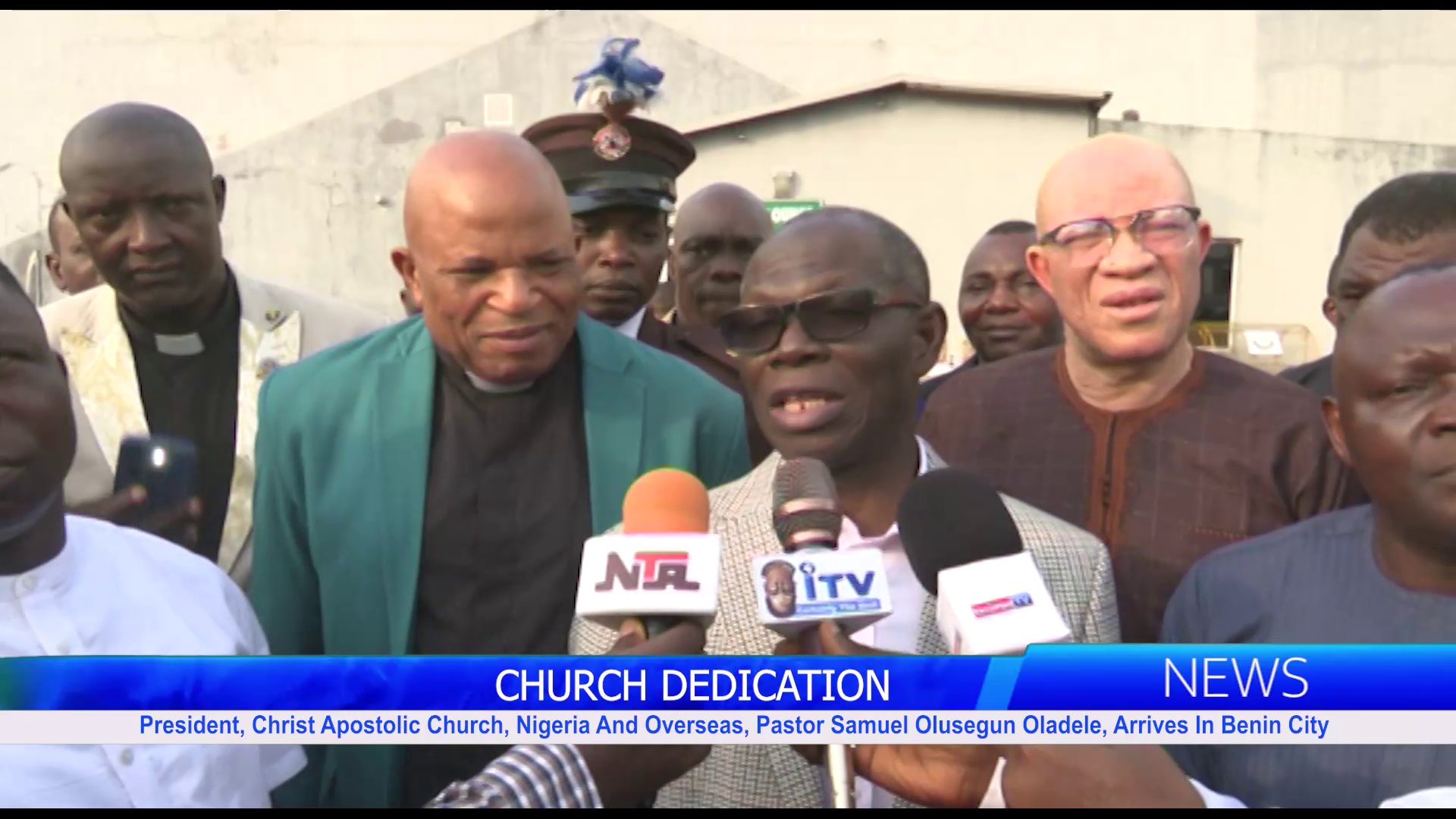 CHURCH DEDICATION: President, Christ Apostolic Church, Nigeria And Overseas, Pastor Samuel Olusegun Oladele, Arrives In Benin City