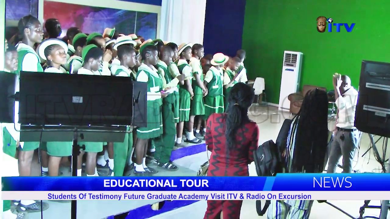 EDUCATIONAL TOUR: Students Of Testimony Future Graduate Academy Visit ITV & Radio On Excursion